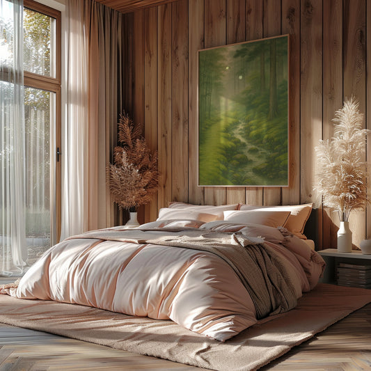 japanese bedroom art